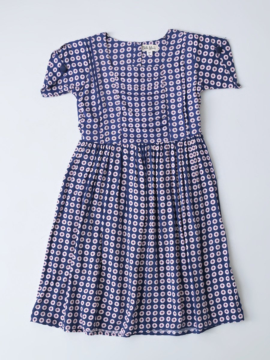 All-Over Print Fit and Flare Dress