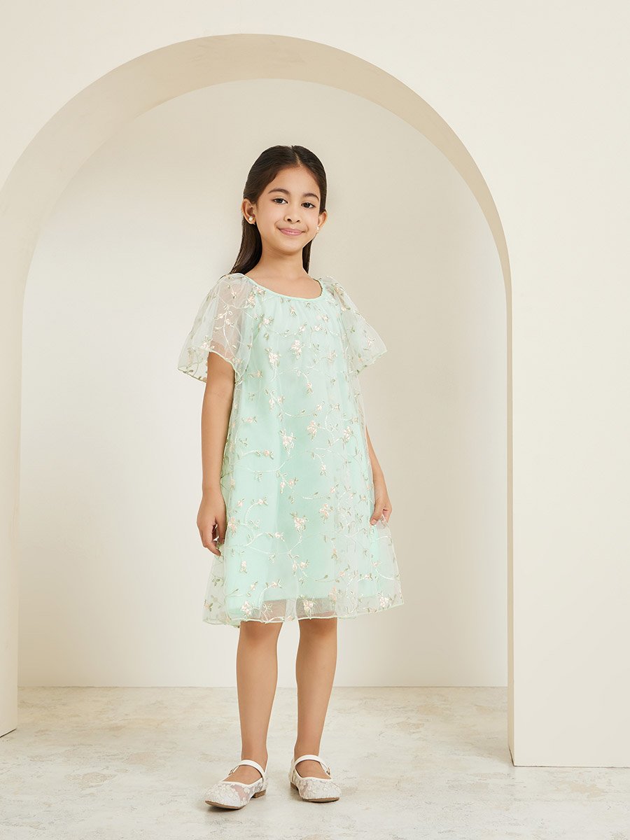 sachin and babi light blue dress Asymmetrical embroidered dress - Women