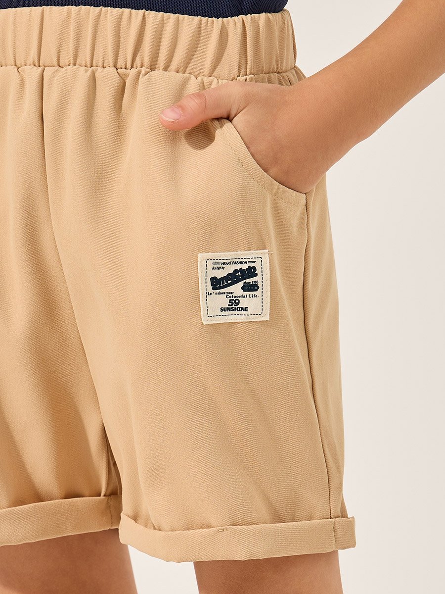 Embroidered Polo T-Shirt and Shorts Set