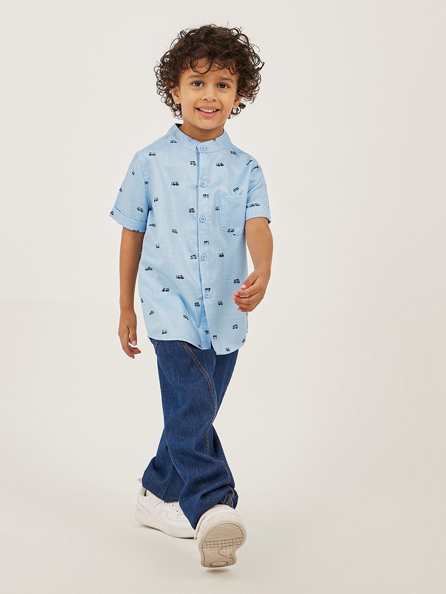 All-Over Print Short Sleeve Shirt