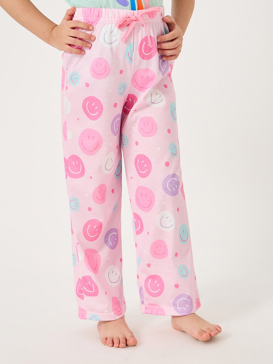 Printed Short Sleeve T-Shirt and Pyjama Set