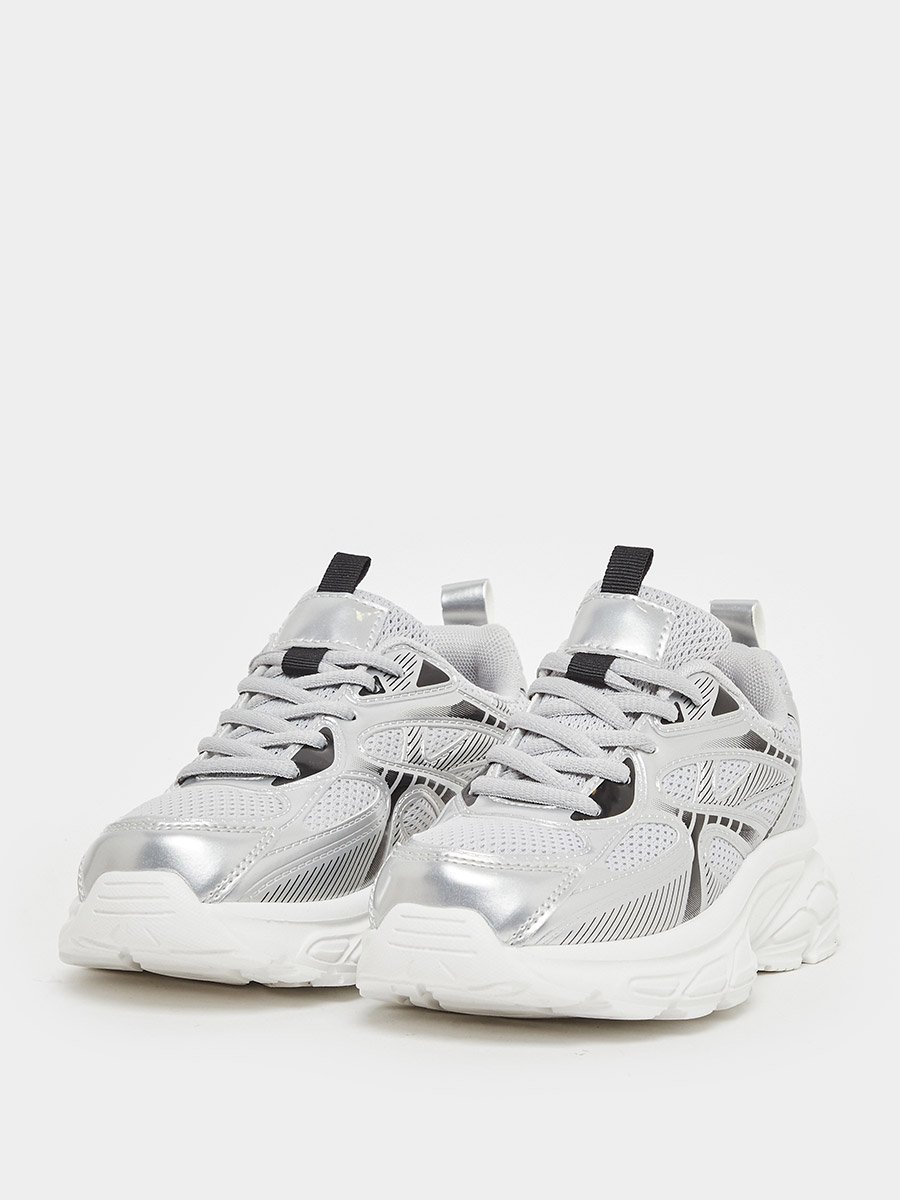 Chunky Sole Lace Up Sneakers