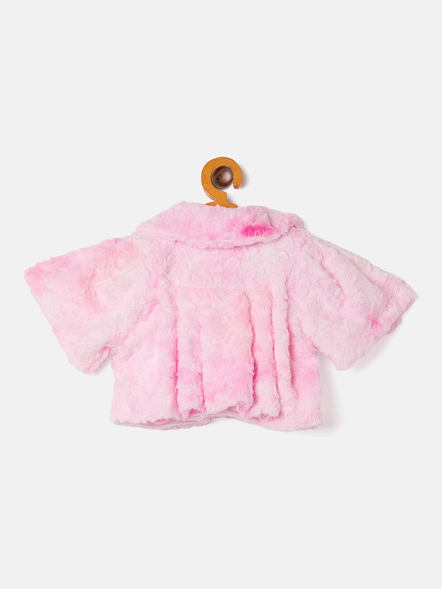 Faux Fur Design Cropped Shrug