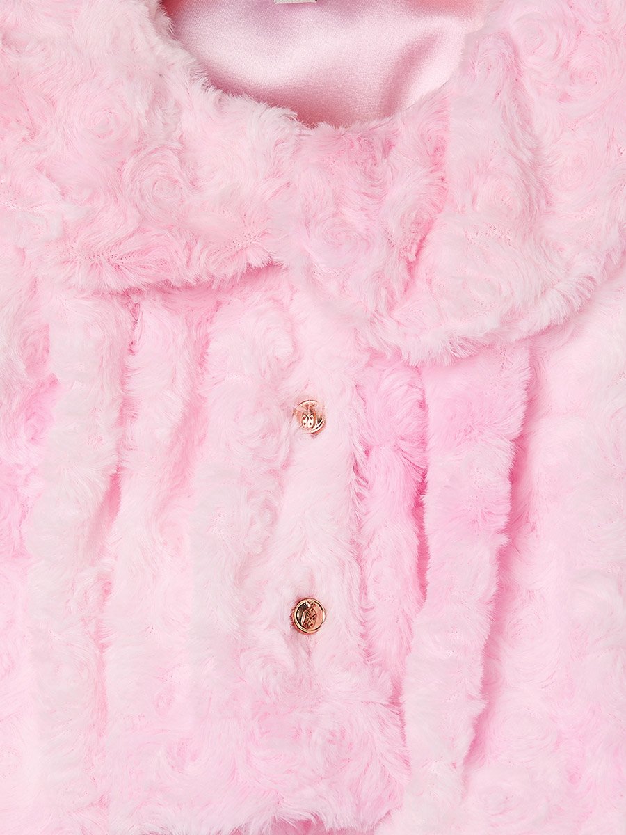 Faux Fur Design Cropped Shrug