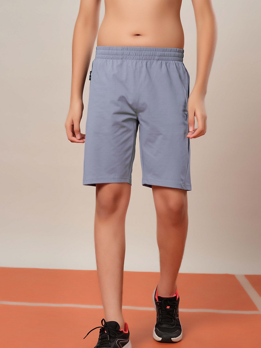 Boys Color Block Elasticated Waistband Shorts