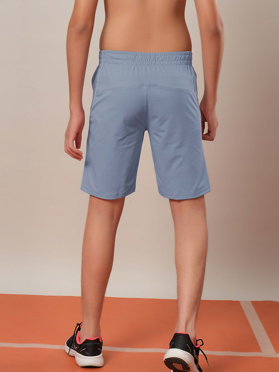Color Block Elasticated Waistband Shorts