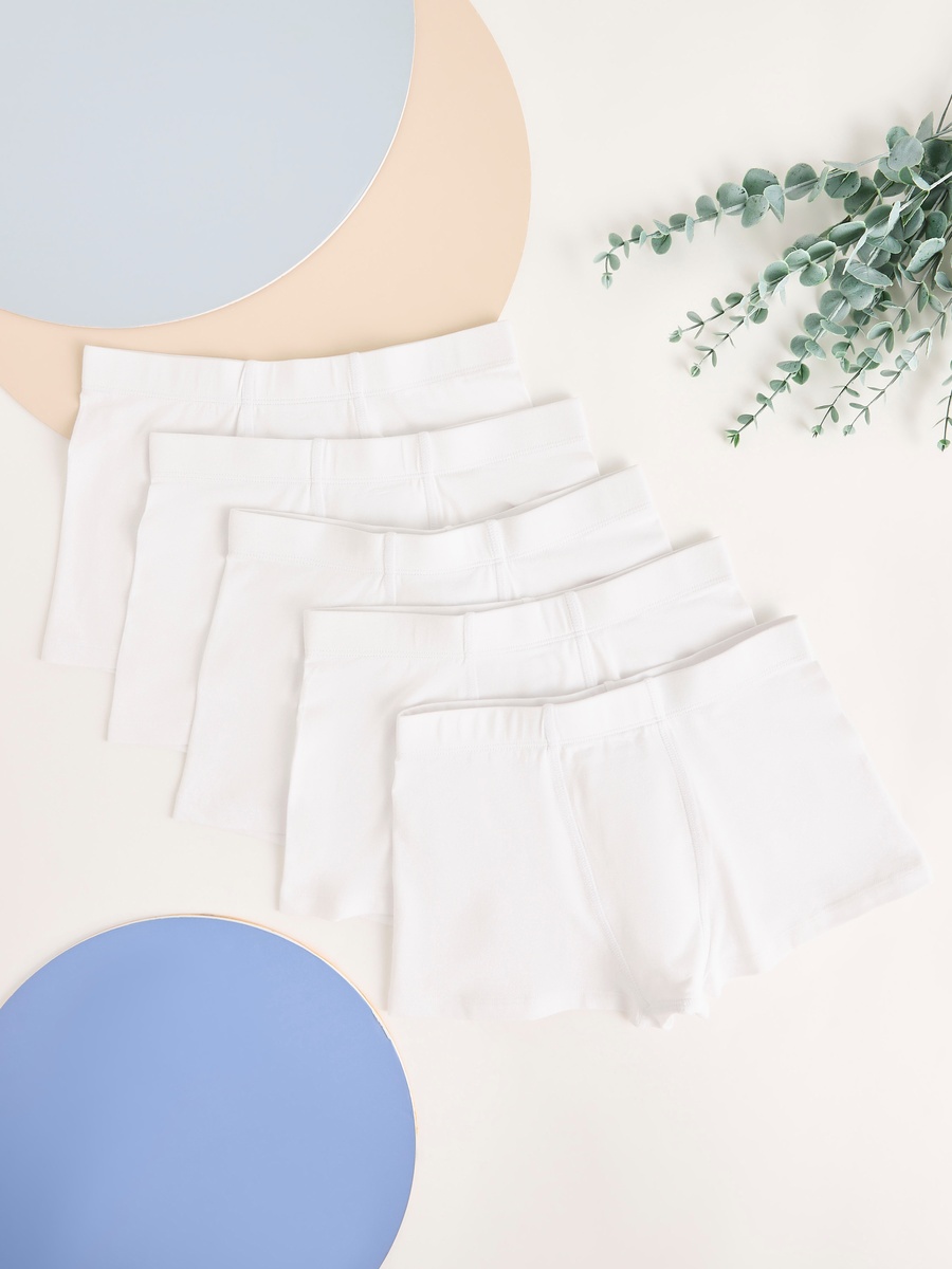 Pack of 5 - Plain Trunks
