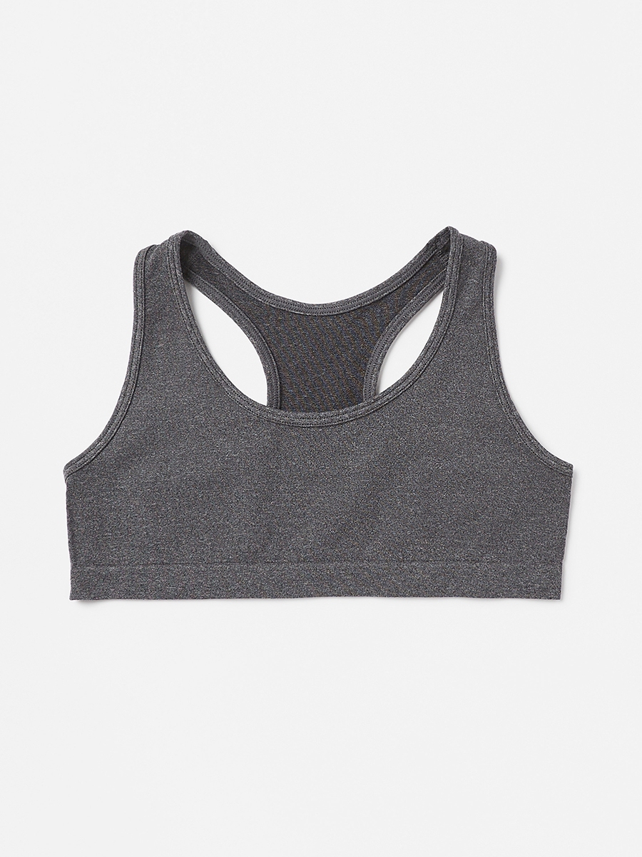 Pack of 2 - Racerback Seamless Sports Bra with Elasticised Band