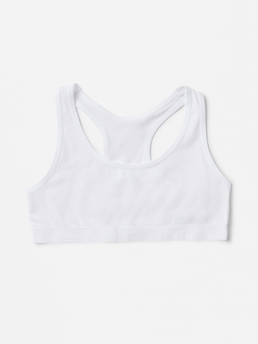 Pack of 2 - Racerback Seamless Sports Bra with Elasticised Band