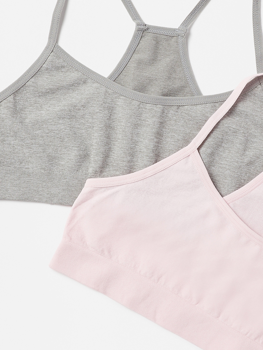 Pack of 2 - Seamless Racerback Sports Bra