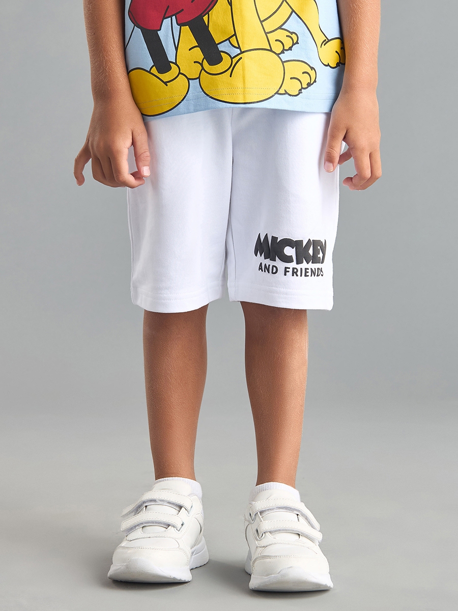 Mickey and Friends Print T-shirt and Shorts Set