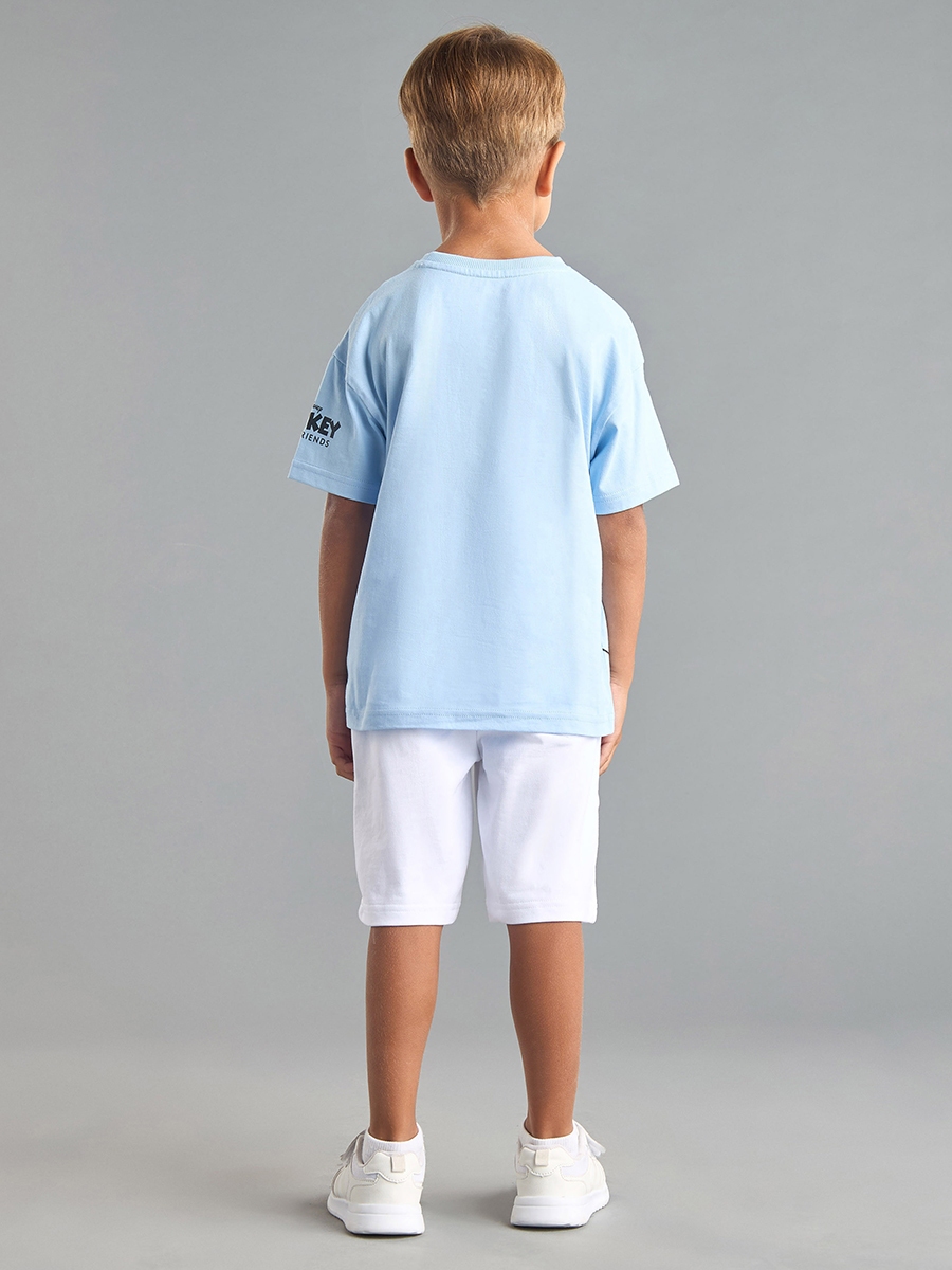 Mickey and Friends Print T-shirt and Shorts Set