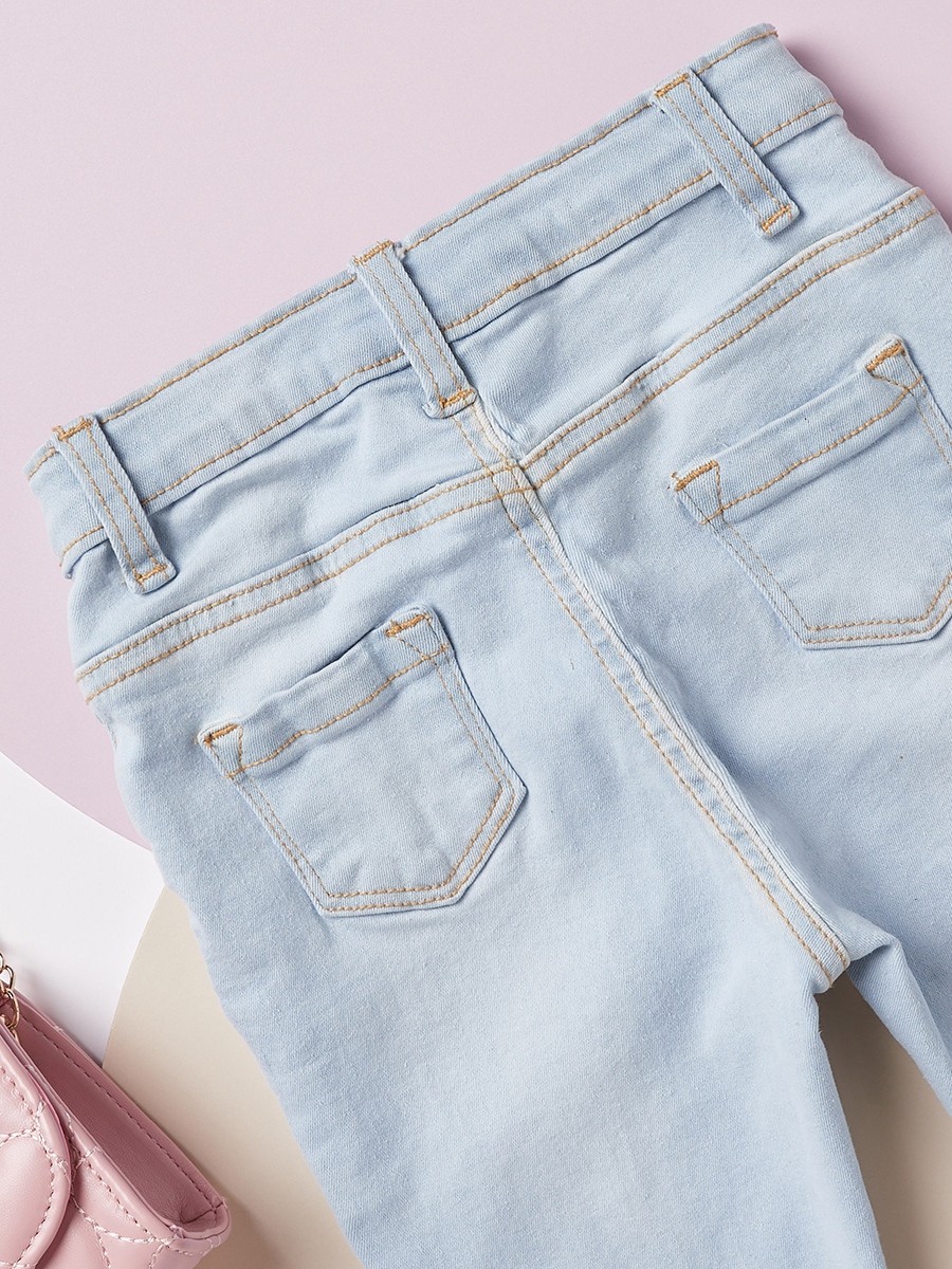 Comfort Fit Full Length Jeans with 5-Pockets