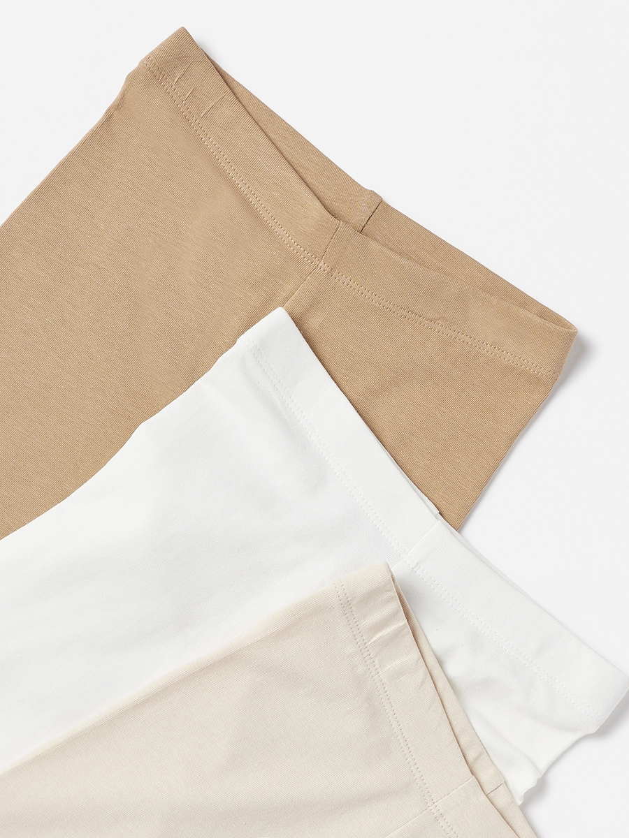 Pack of 3 - Plain Cycling Shorts with Elasticised Waistband
