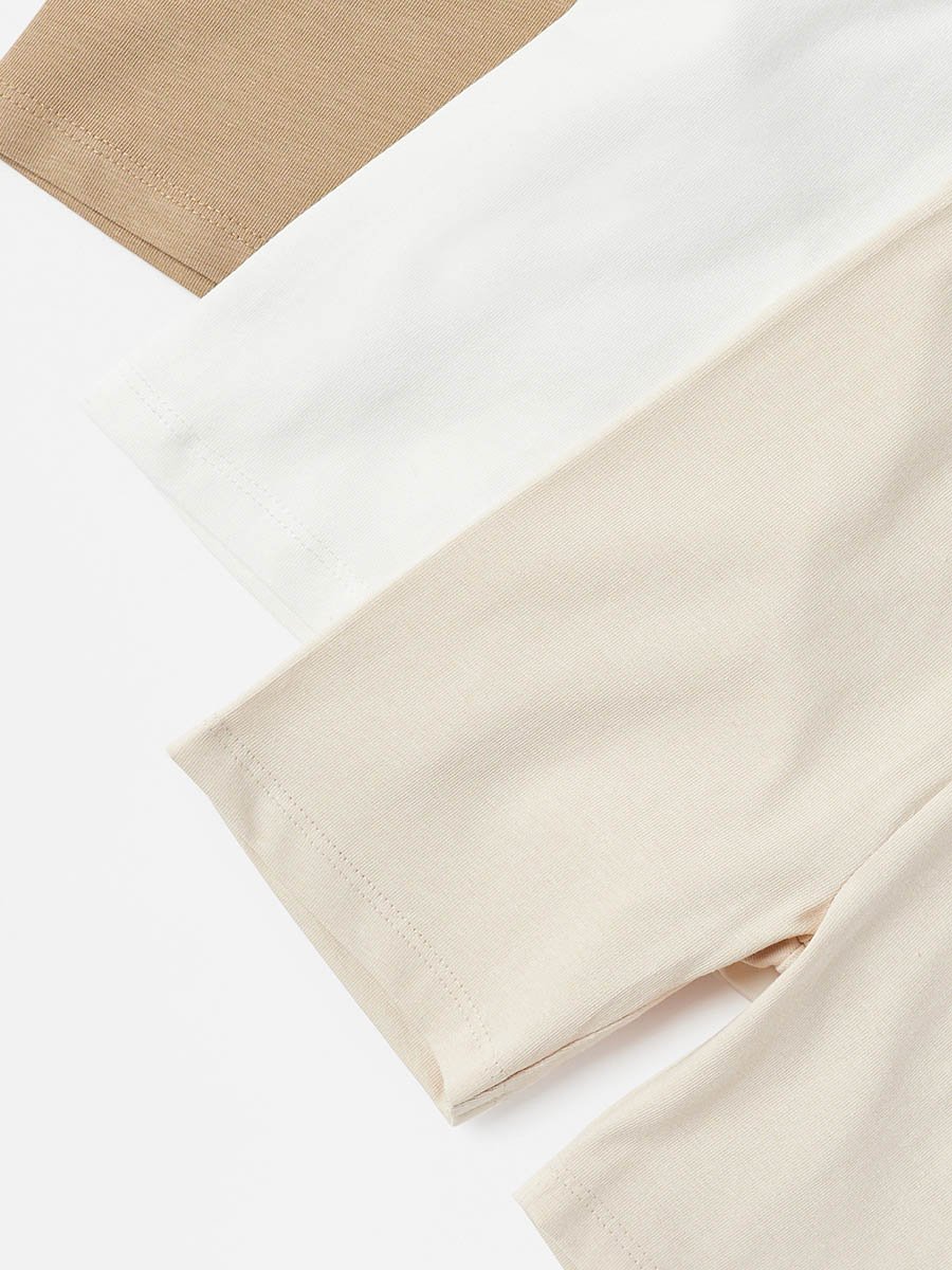 Pack of 3 - Plain Cycling Shorts with Elasticised Waistband