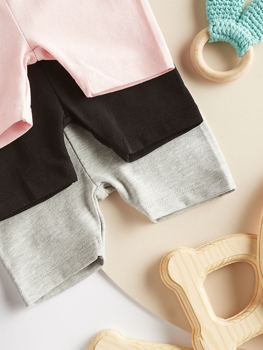 Pack of 3 - Plain Cycling Shorts with Elasticised Waistband