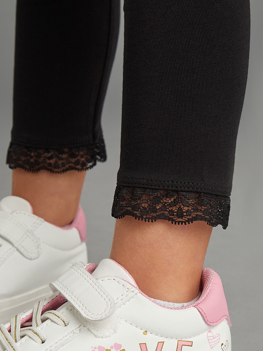 Plain Leggings with Elasticated Waistband