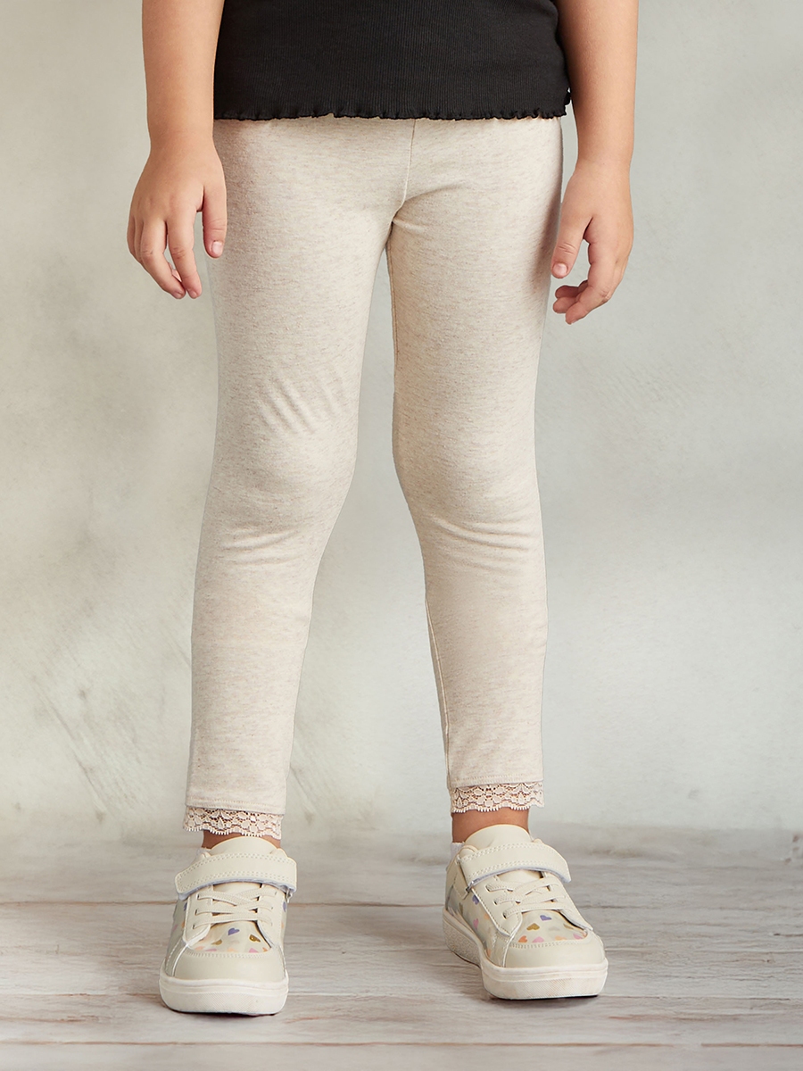 Plain Leggings with Elasticated Waistband