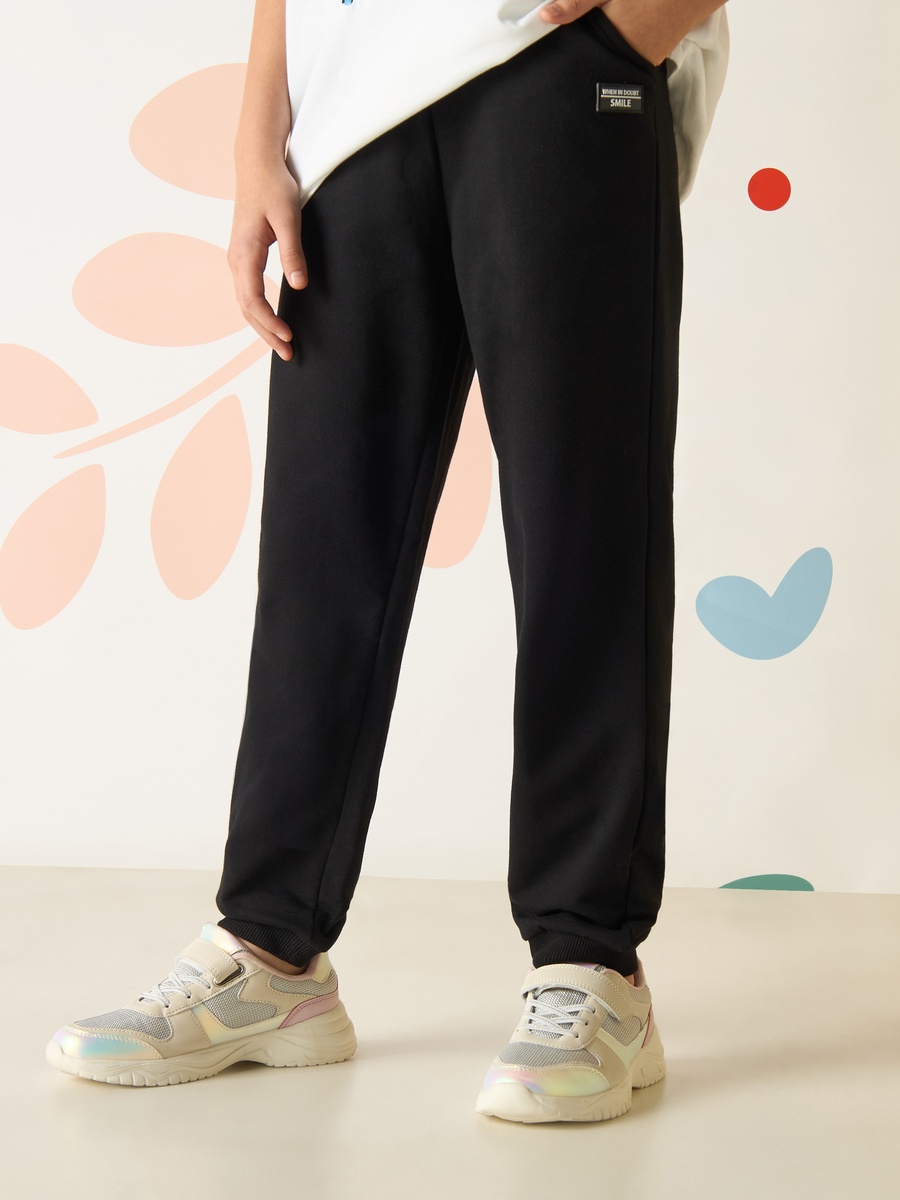 Heart Print Fade Resistant Joggers