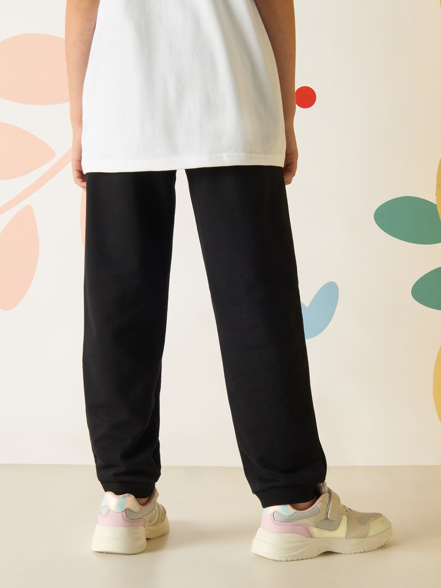 Heart Print Fade Resistant Joggers