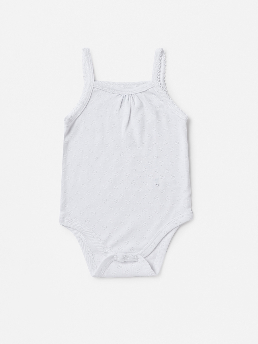 Pack of 3 - Plain Bodysuit with Spaghetti Straps