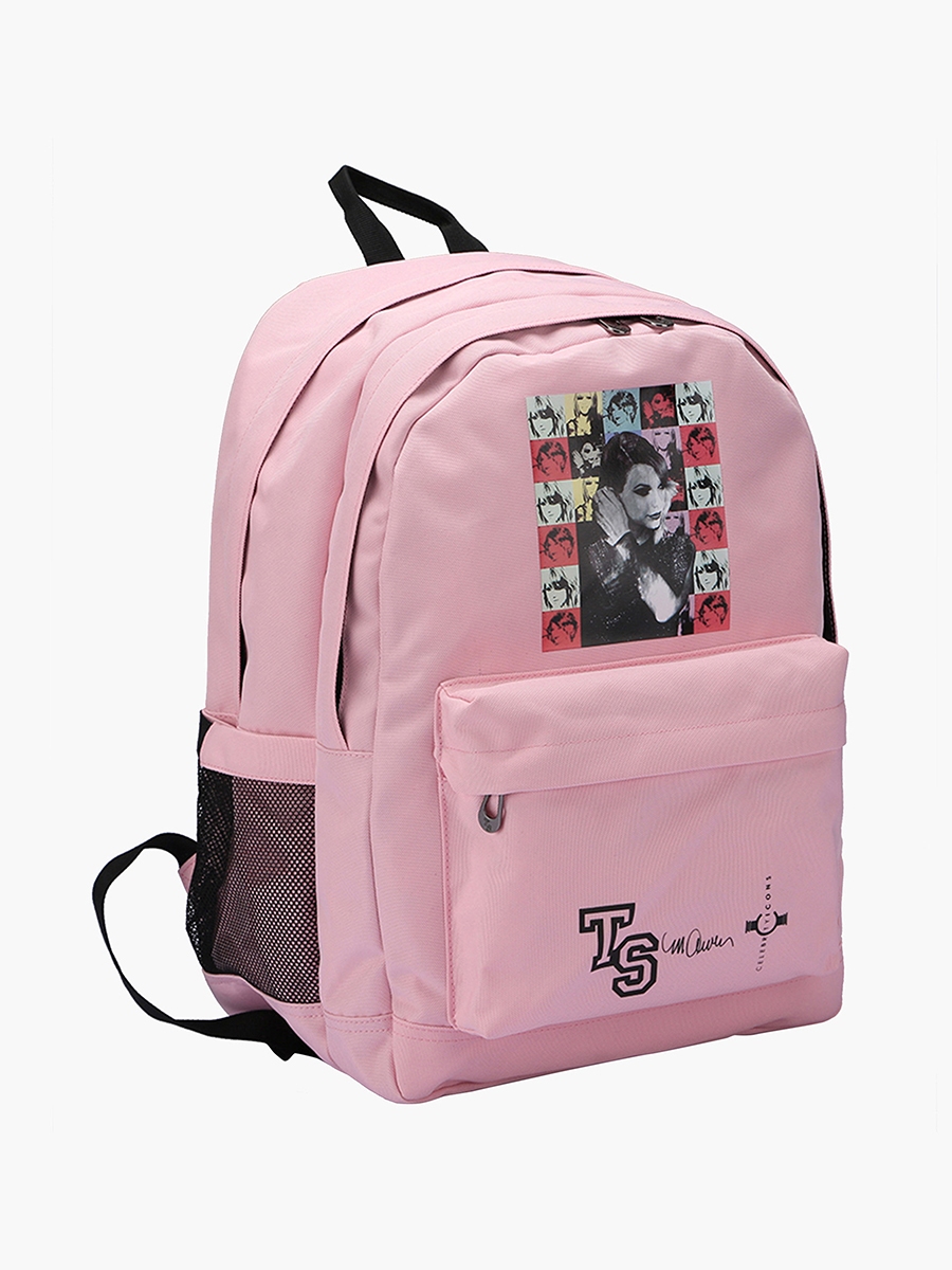 Swifties Print Backpack with Adjustable Straps and Zip Closure - 30x20x44 cm
