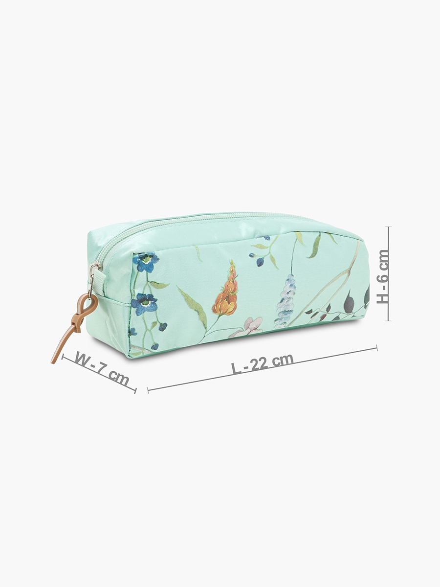Classic Printed Pencil Pouch with Zip Closure