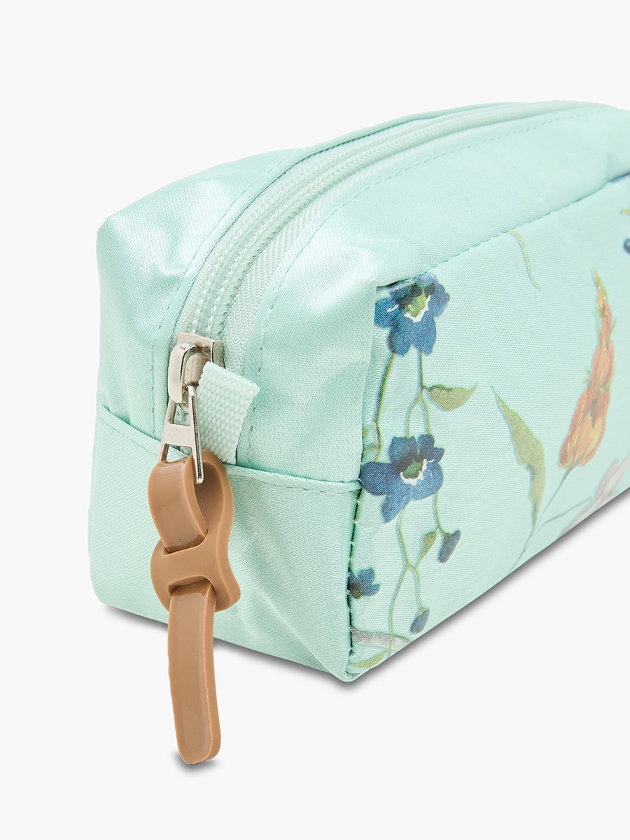 Classic Printed Pencil Pouch with Zip Closure