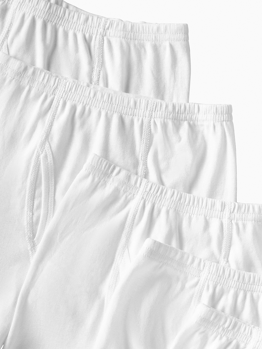 Pack of 5 - Solid Boxers with Elasticised Waistband