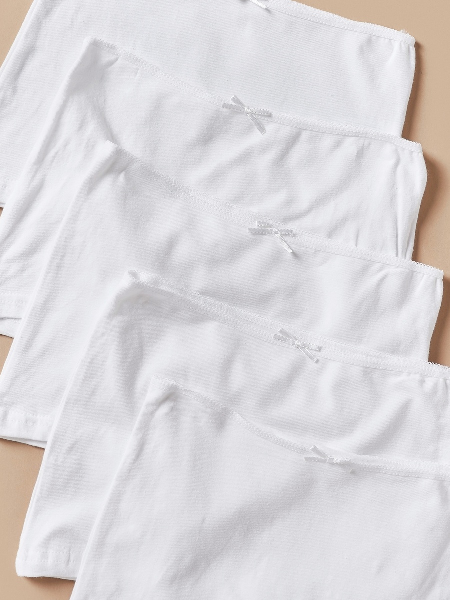 Pack of 5 - Basic Boxers with Bow Detail