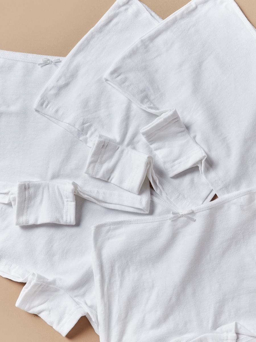 Pack of 5 - Basic Boxers with Bow Detail