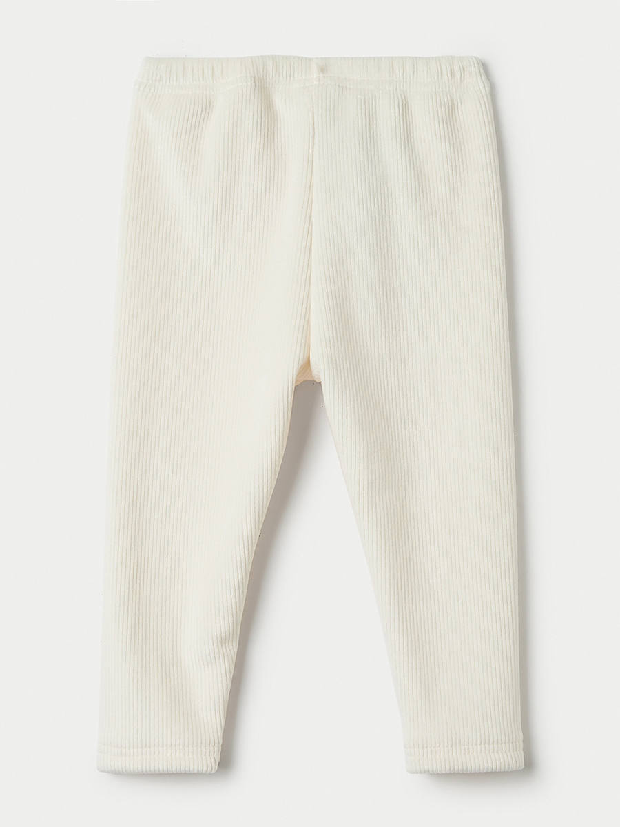Ribbed Pants with Elasticated Waistband