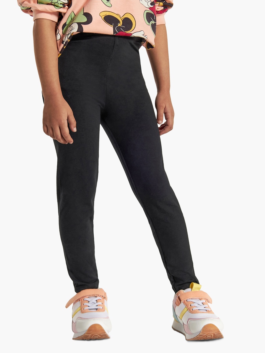 Solid Leggings with Elasticised Waistband