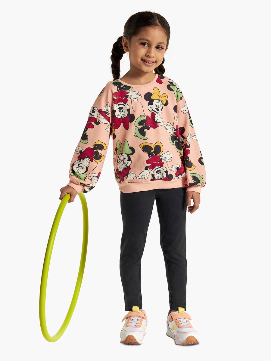 Solid Leggings with Elasticised Waistband