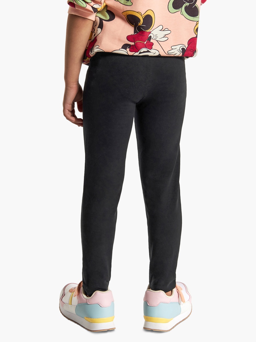 Solid Leggings with Elasticised Waistband