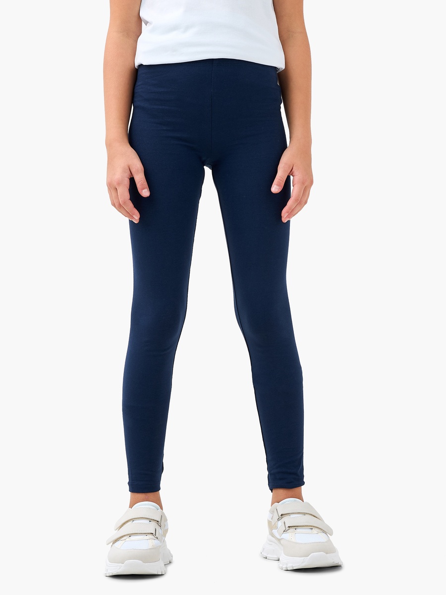 Solid Leggings with Elasticised Waistband