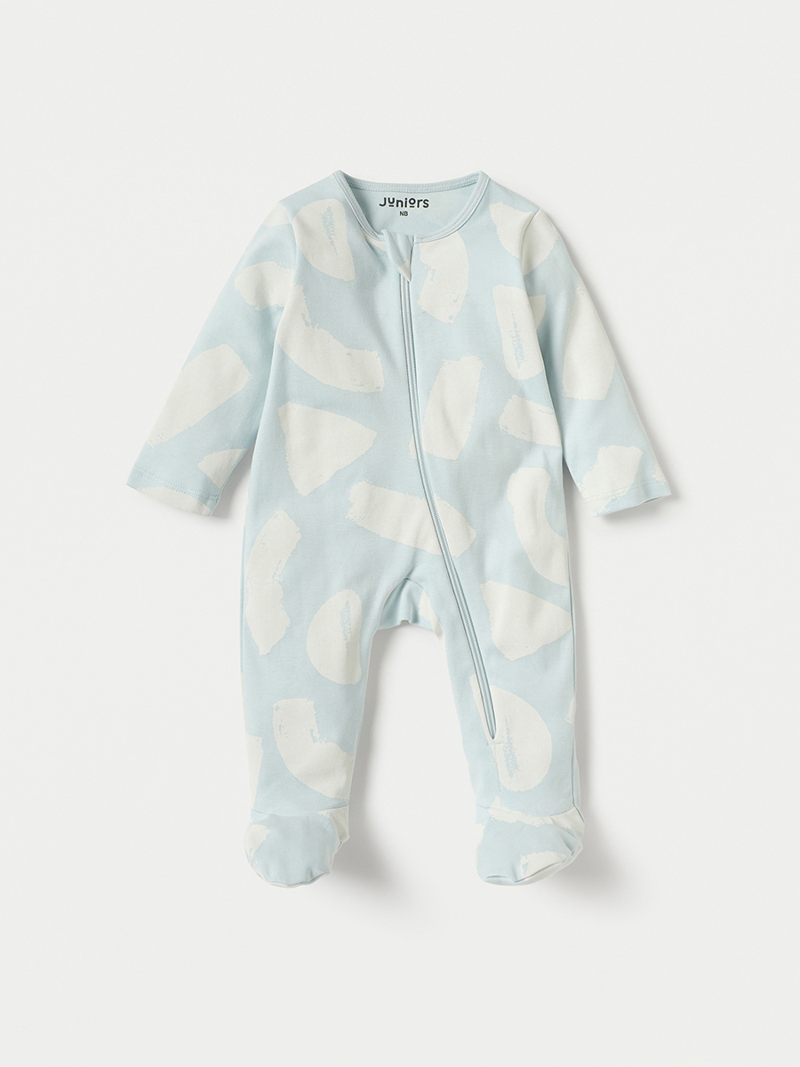 Pack of 3 - Printed Sleepsuit with Zip Closure