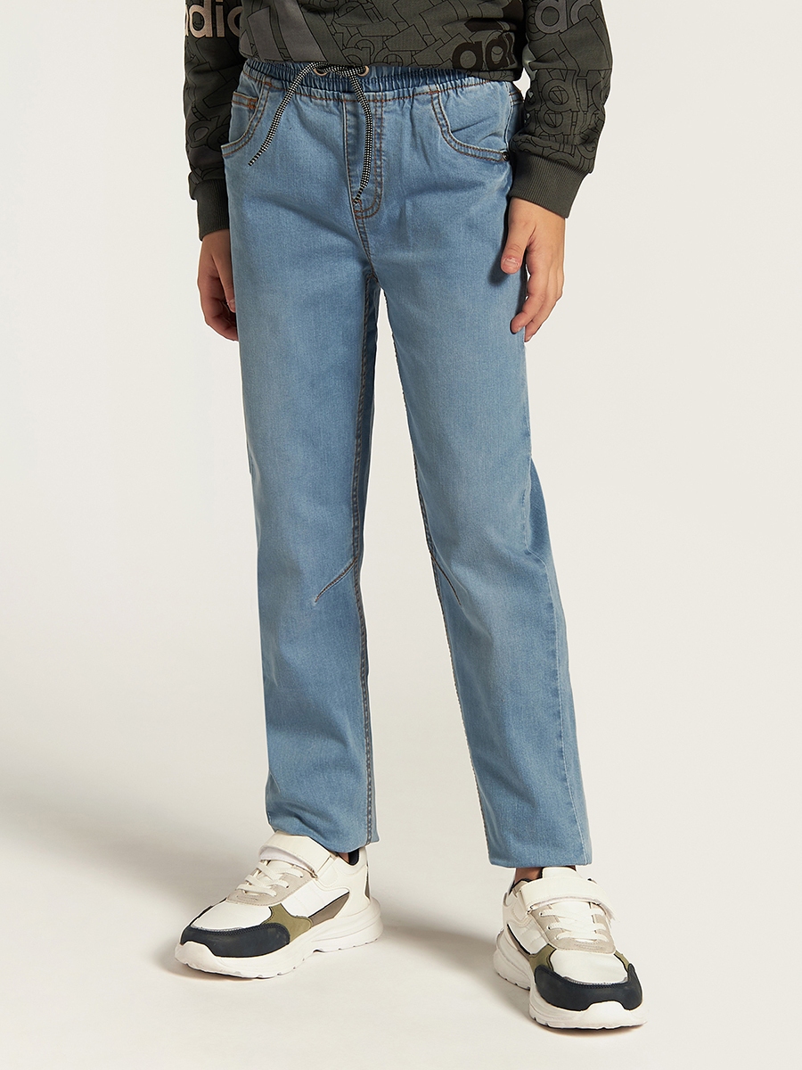 Regular Fit Jeans with Drawstring