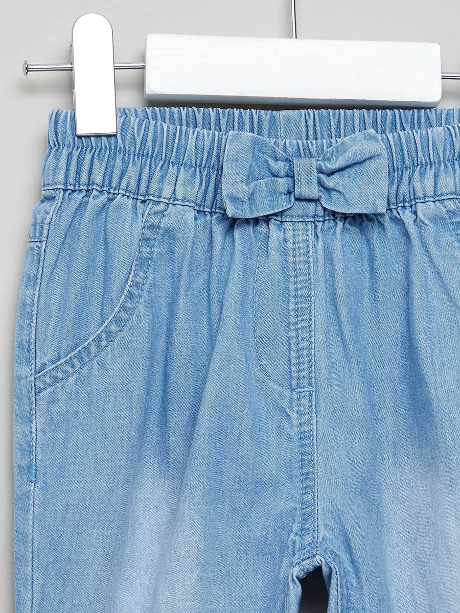 Bow Detail Regular Fit Jeans