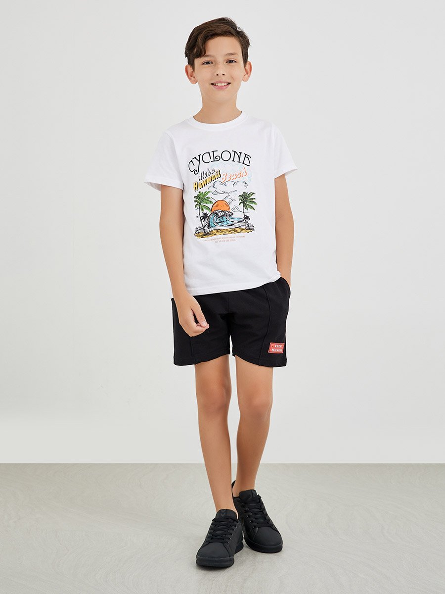Boys Graphic Print Short Sleeve T-Shirt