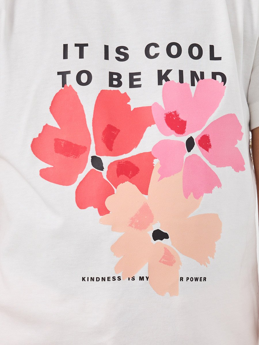 Girls Graphic Print Short Sleeve T-Shirt