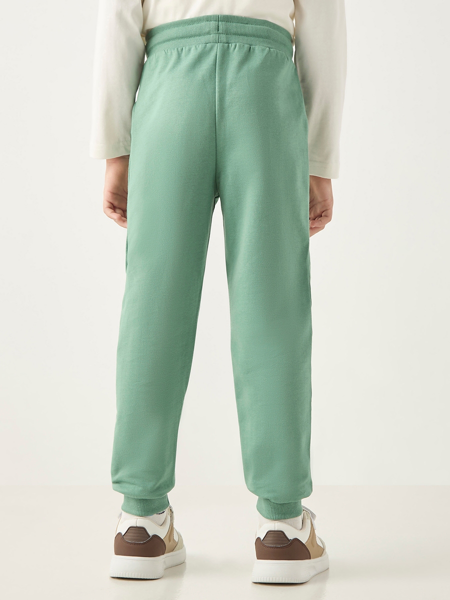 Solid Joggers with Drawstring Closure and Pockets