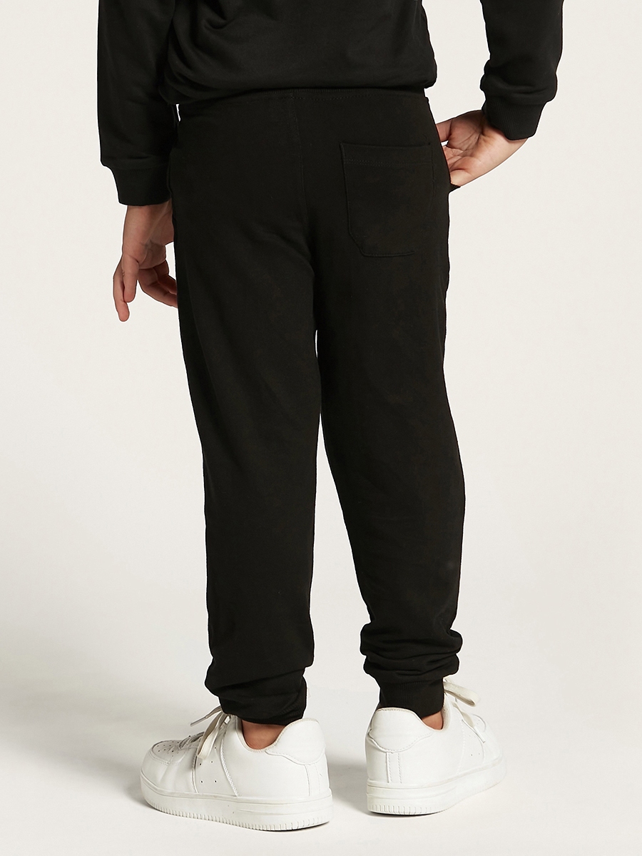 Printed Joggers with Drawstring Closure