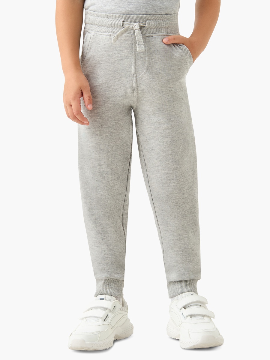 Printed Joggers with Drawstring Closure