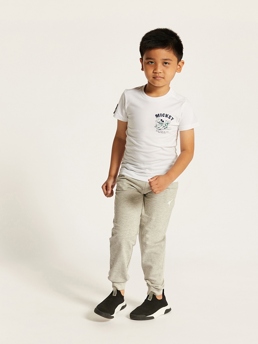 Solid Jog Pants with Pocket Detail and Drawstring