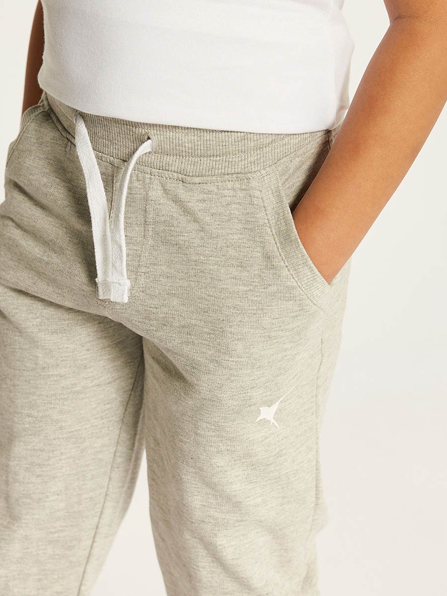 Solid Jog Pants with Pocket Detail and Drawstring