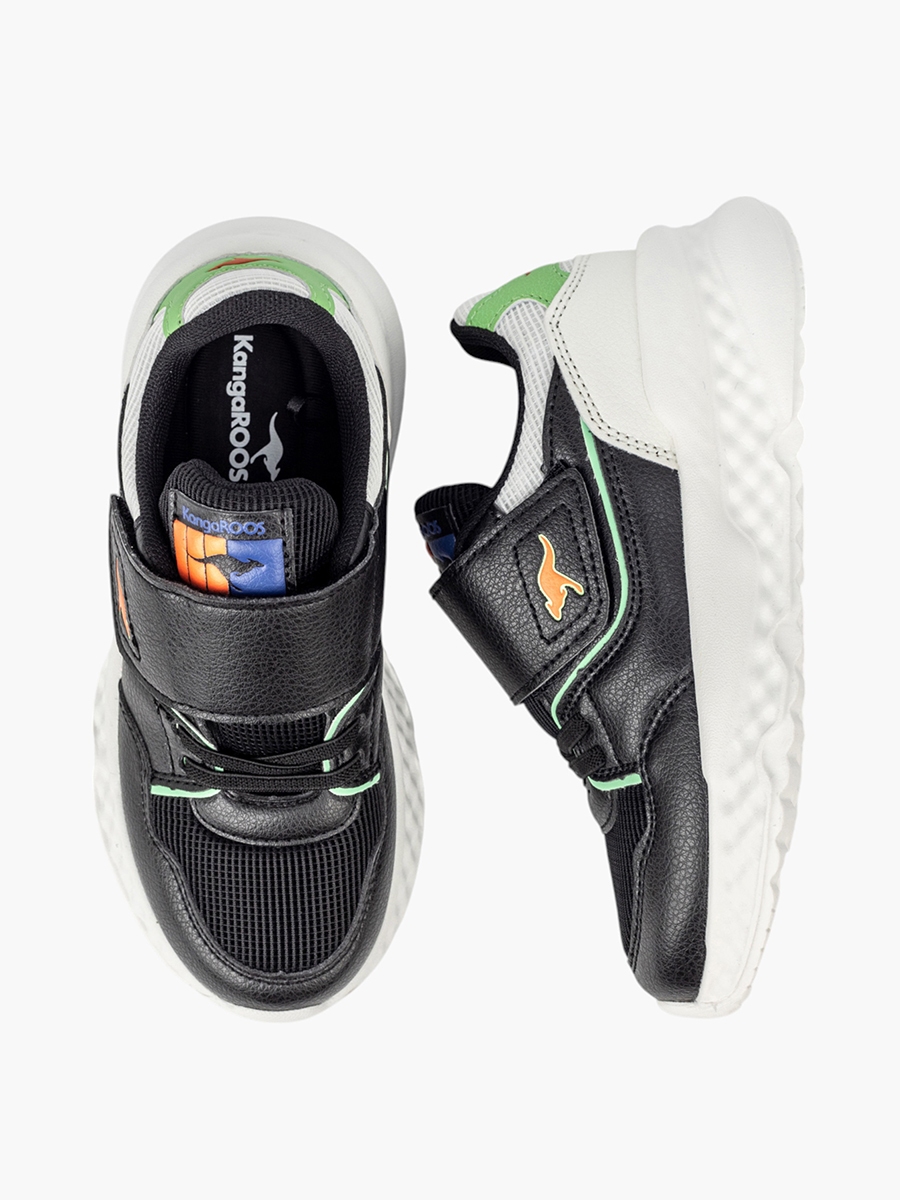 Colourblock Sports Shoes with Hook and Loop Closure