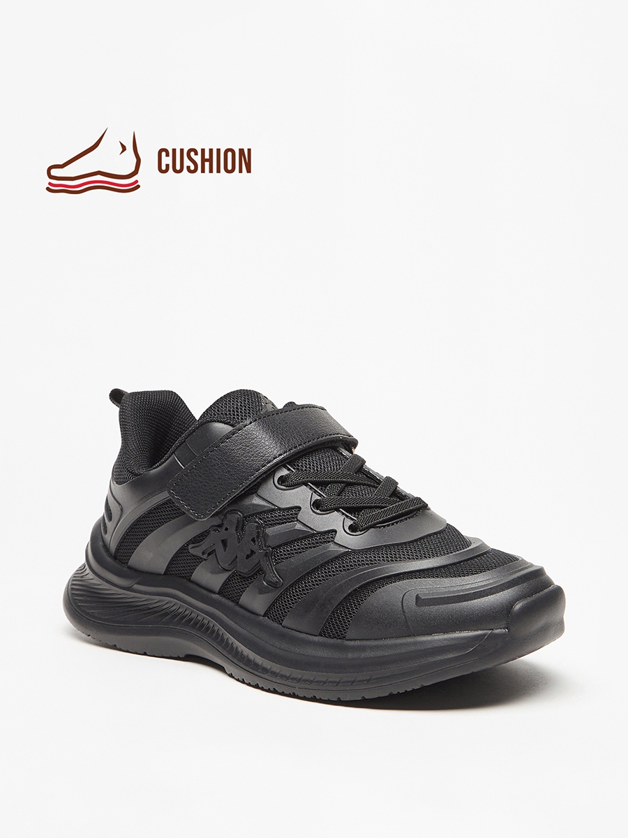 Textured Sports Shoes with Hook and Loop Closure