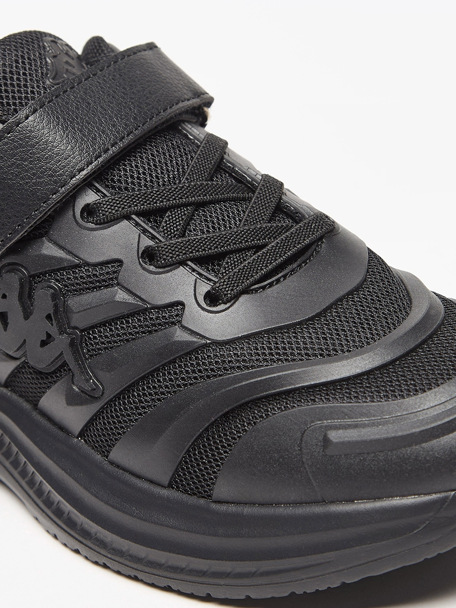 Textured Sports Shoes with Hook and Loop Closure