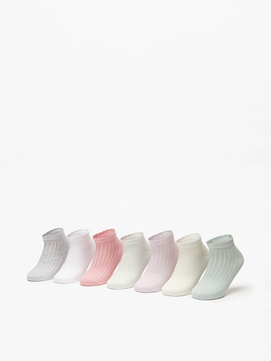 Set of 7 - Ankle Length Socks